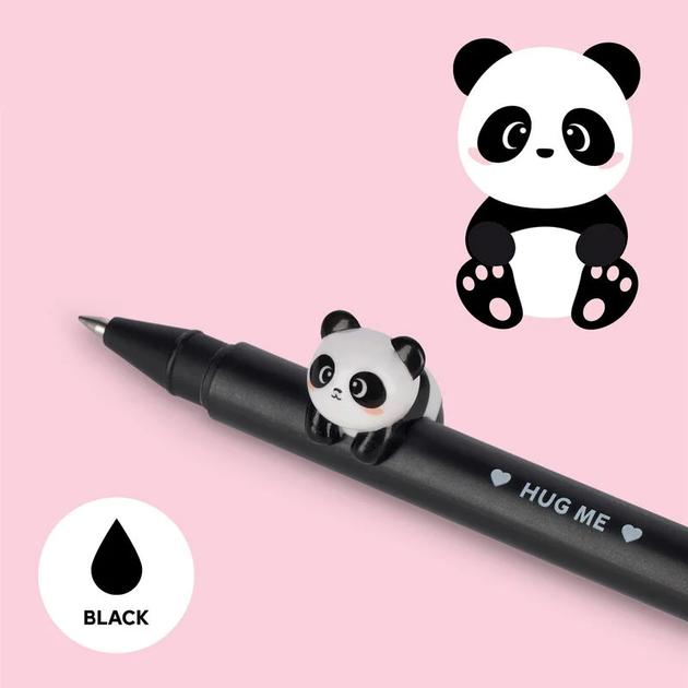 Stylo Noir Encre Gel Panda Lovely Friends - Legami – La Boite à Bonheur