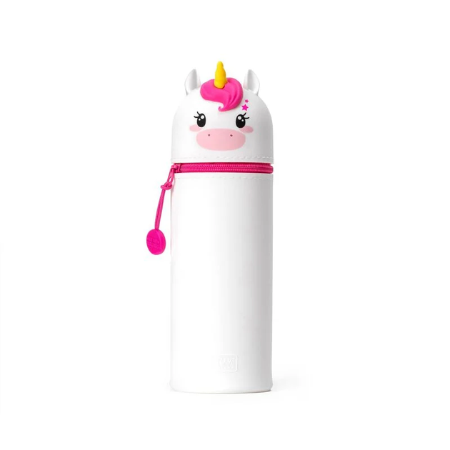 Trousse Scolaire En Silicone Extensible - Design Kawaii Animaux - Pour Filles Et Garçons - Fermeture éclair - 13