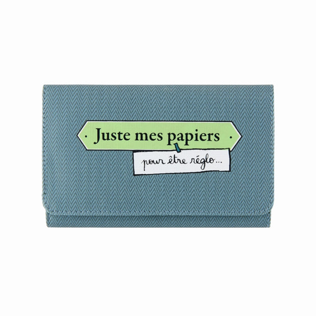 Porte-papiers Voiture "Juste Mes Papiers" - La Boite à Bonheur 