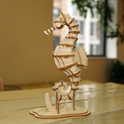 puzzle 3D hippocampe kikkerland - La Boite à Bonheur 
