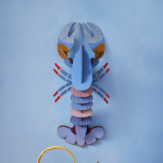 décoration murale homard bleu lavande Studio Roof - La Boite à Bonheur