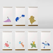 vase bloc-notes FLIP VASE modèle animaux en couleurs Spextrum - La Boite à Bonheur