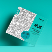 poster géant à colorier atlas OMY - La Boite à Bonheur
