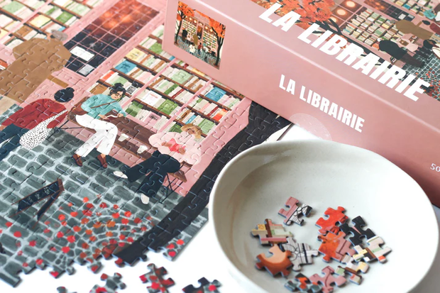 Puzzle la Librairie 500 pièces - piecely - La boite à bonheur