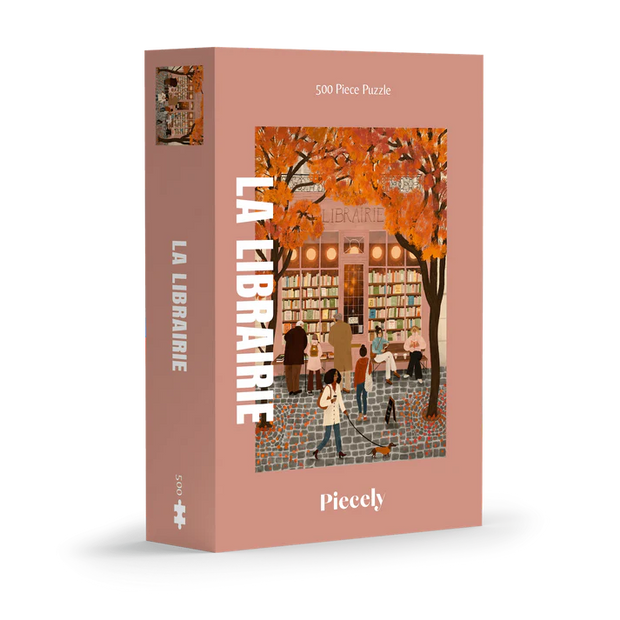 Puzzle la Librairie 500 pièces - piecely - La boite à bonheur