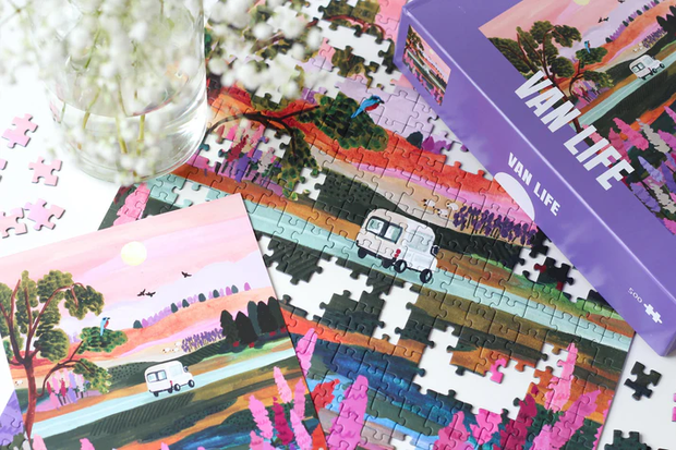 Puzzle Van Life 500 pièces - Piecely - La boite à Bonheur