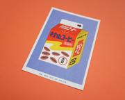 affiche risographie out of office - La Boite à Bonheur 