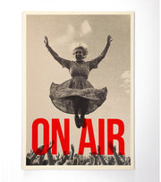 affiche sérigraphiée on air - CARTE KENCRE - La Boite à Bonheur BAYEUX