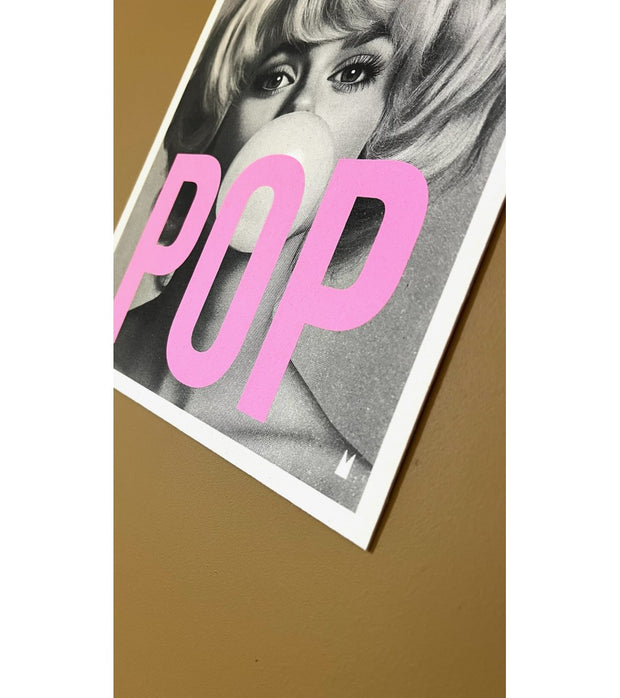 Affiche Sérigraphiée Pop - Carte Kencre