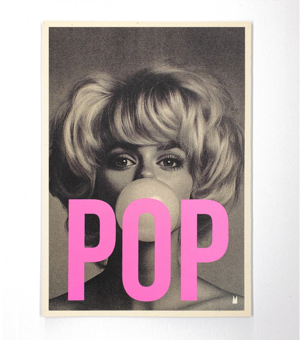 Affiche Sérigraphiée Pop - Carte Kencre