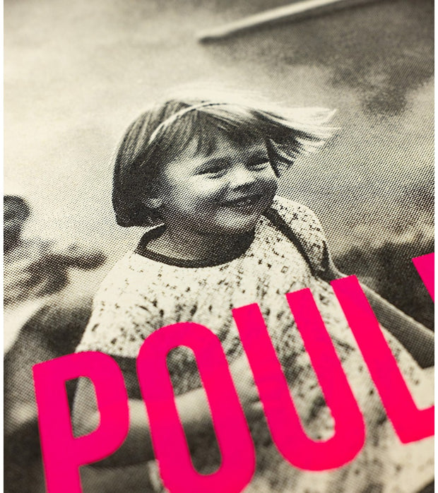 Affiche Sérigraphiée Poulette - Carte Kencre - 3 Formats