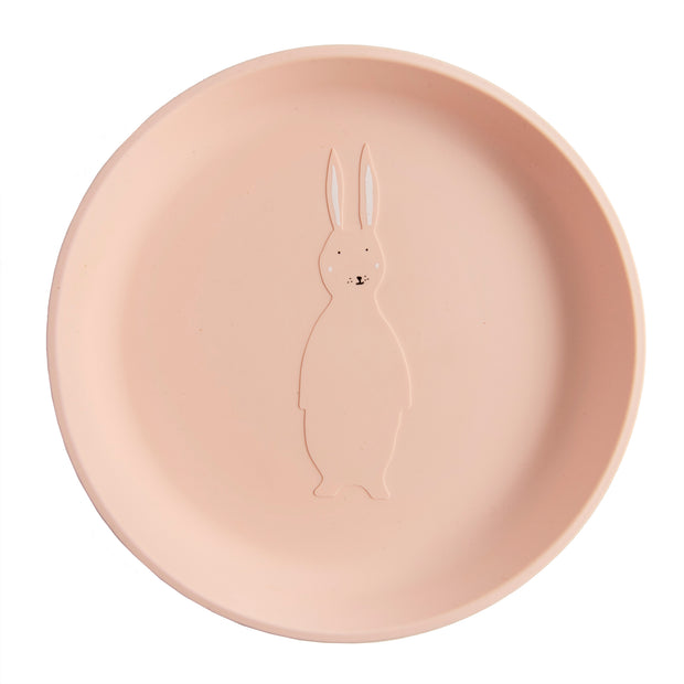 assiette silicone lapin Trixie - La Boite à Bonheur 