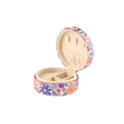 boite à bijoux ronde motif fleuri amour toujours - DLP