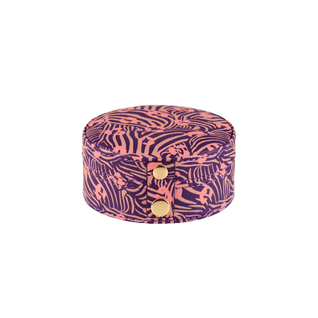 boite à bijoux ronde motif sauvage léopard wild - DLP