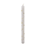 bougie de l'avent chandelier motif étoiles dorées - déco noël