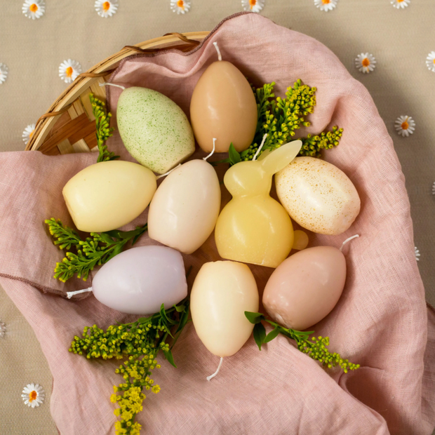 Bougies Artisanales en Forme d'Œufs de Pâques - Rustik Lys - la boite à bonheur