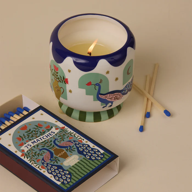 Bougie parfume Paon - paddywax - la Boite à Bonheur
