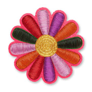 Broche Brodée Maxi Daisy Funky - Macon Lesquoy - La Boite à Bonheur