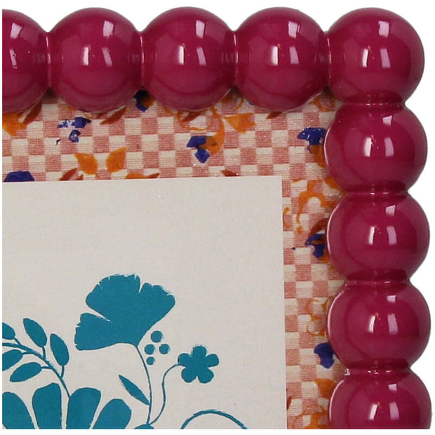 Cadre Photo Rectangle Perles Prune de Kersten