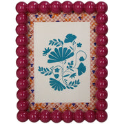 Cadre Photo Rectangle Perles Prune de Kersten