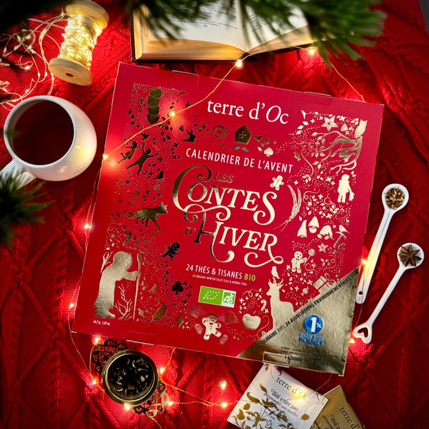 calendrier de l'avent thés bio TERRE d'OC - La Boite à Bonheur 