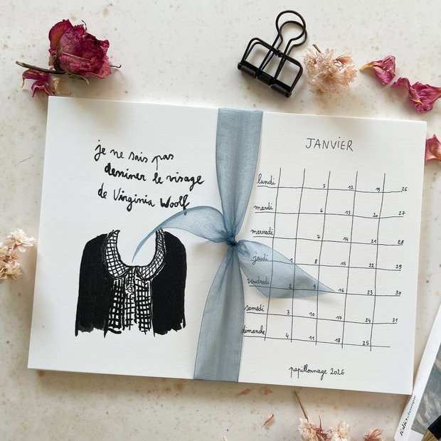 calendrier 2026 femmes inspirantes - PAPILLONNAGE