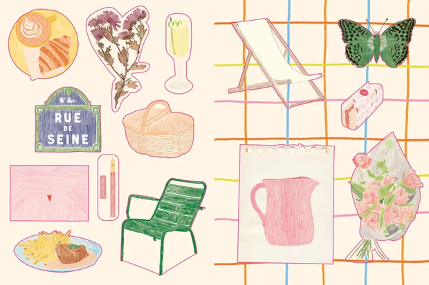 Carnet de Stickers – Paris Chéri par Zoé de Las Cases