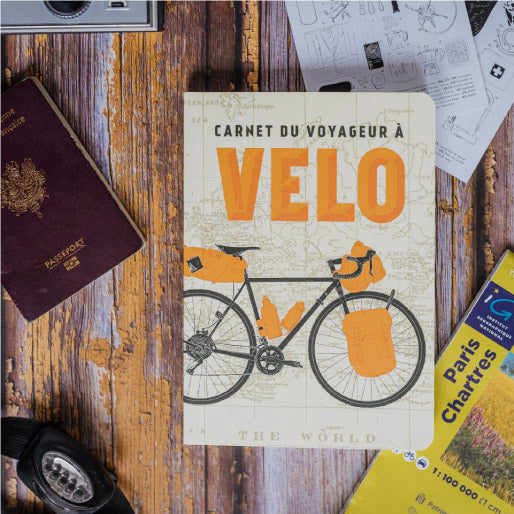 carnet du voyageur à vélo aventura éditions - La Boite à Bonheur 