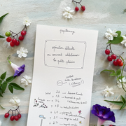 carte de voeux l'addition PAPILLONNAGE - La Boite à Bonheur