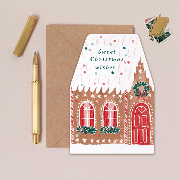 Carte de Noël - Maison Pain d'Epices – Sister Paper Co