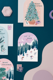 Carte de Noël - Let It Snow – Sister Paper Co