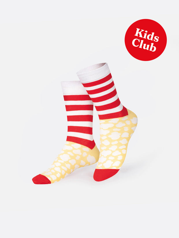 Chaussettes Enfant - Pop-Corn - Eat My Socks - Kids Club