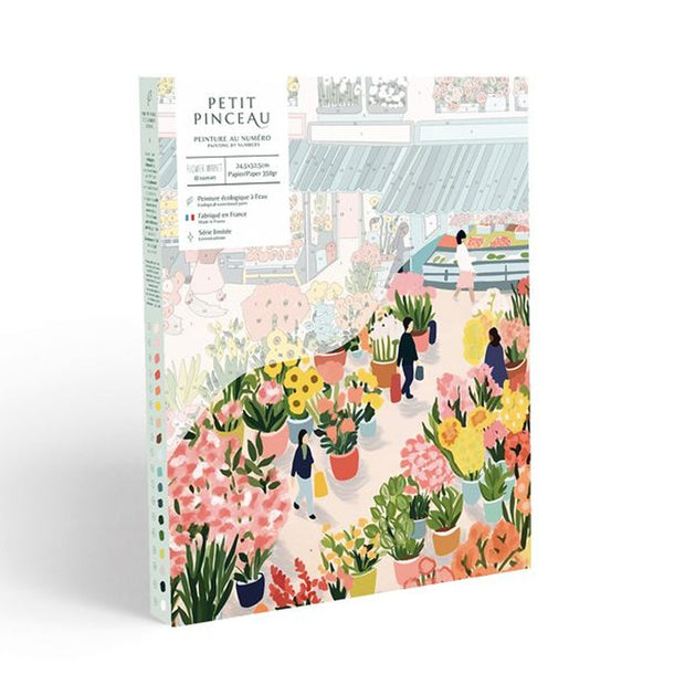 kit peinture au numéro Flower Market La Petite Epicerie - La Boite à Bonheur