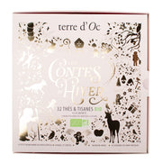 coffret 32 sachets thés tisanes bio conted'hiver - Terre d'Oc - La Boite à Bonheur