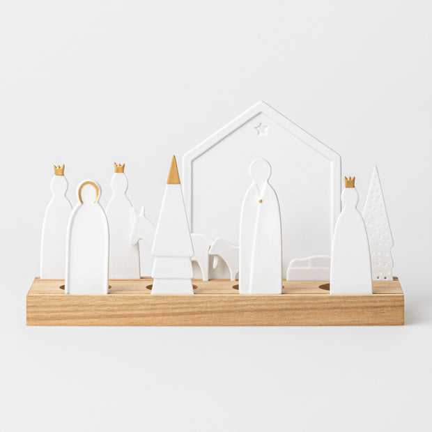 crèche moderne bougeoir porcelaine Rader - La Boite à Bonheur 