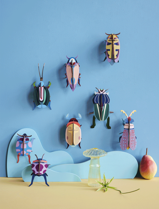 decoration-murale-3D-scarabée-lemon-fruit-studio-roof-la-boite-à-bonheur-1