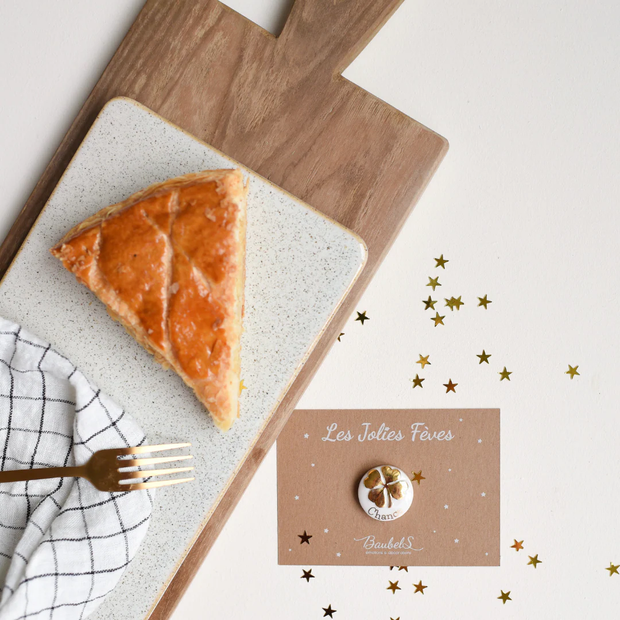 Fève Trèfle Chance Baubels – Fève Porcelaine Galette des Rois