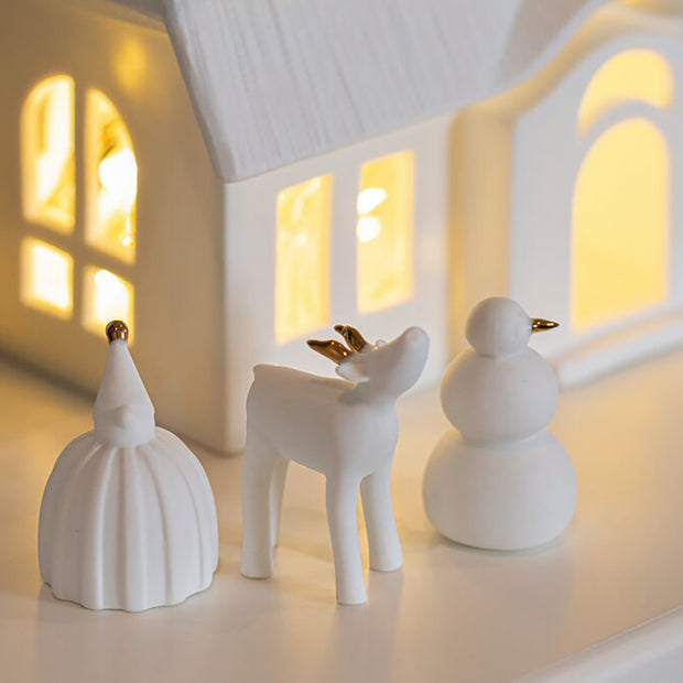 figurines en porcelaine déco noël RADER - La Boite à Bonheur BAYEUX