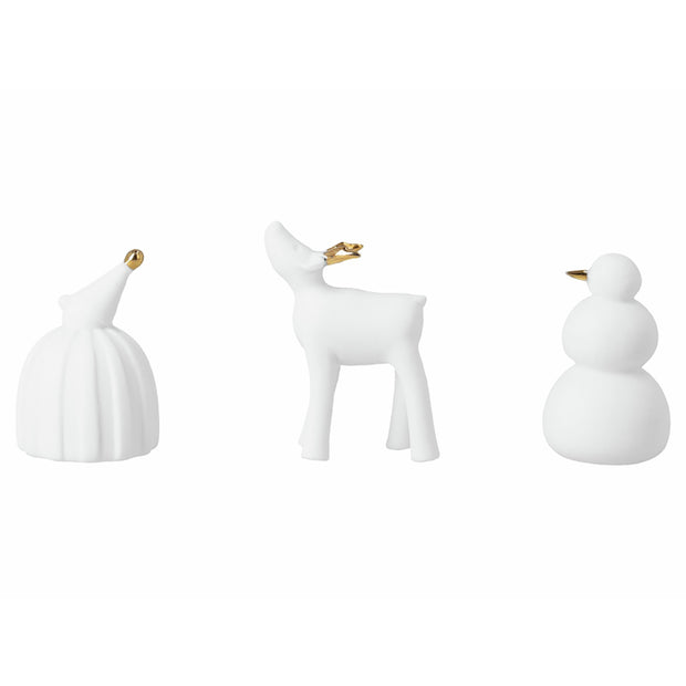 figurines en porcelaine déco noël RADER - La Boite à Bonheur BAYEUX