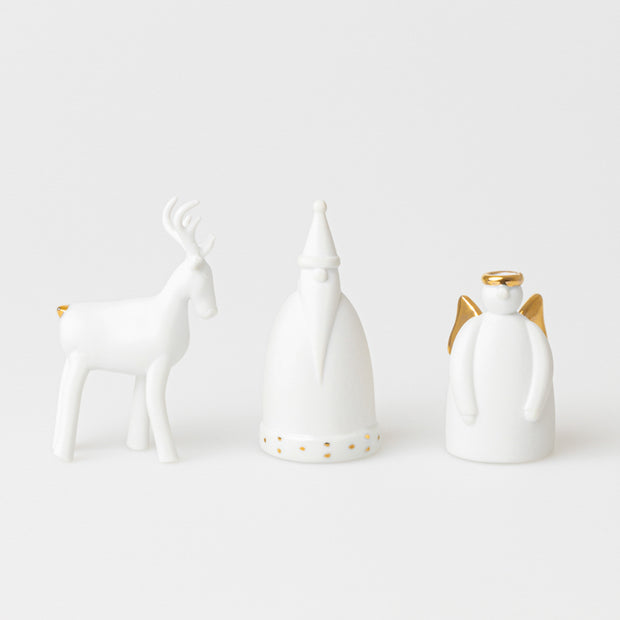 Set de 3 Figurines en Porcelaine Noël - Rader