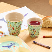 Gobelet Mélamine Motif Océan Bleu - RICE - La Boite à Bonheur