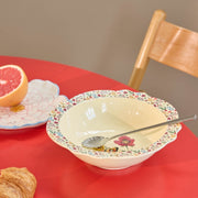 Grand Bol Vintage en Mélamine Motif Fleuri & Papillon - Nathalie Lété x RICE