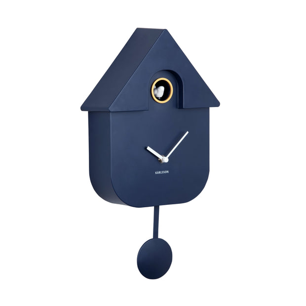 horloge coucou moderne bleu marine KARLSSON - La Boite à Bonheur