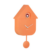 horloge coucou moderne orange KARLSSON - La Boite à Bonheur