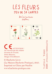 Jeu de Cartes - Les Fleurs par Zoé de Las Cases - Hachette