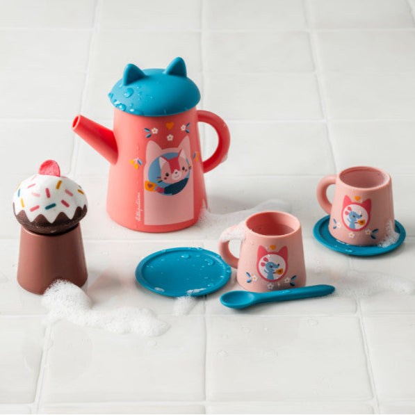Jouet de Bain - Set de Thé Jeanne le Chat - Lilliputiens