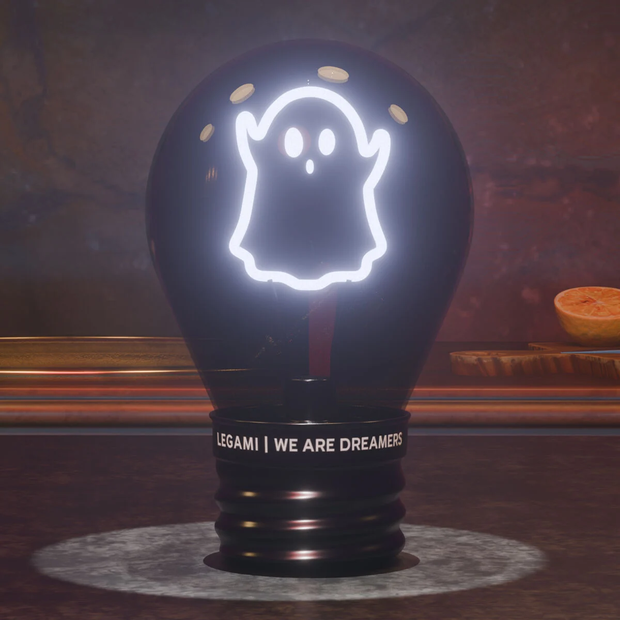 Lampe Ampoule Ghost - Halloween - Legami - La Boite à Bonheur 