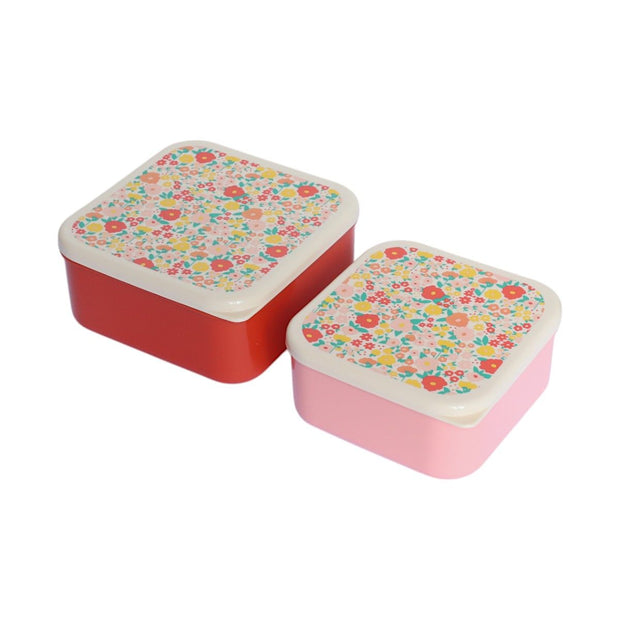 lot de 2 boite à gouter poule rousse - La boite à Bonheur