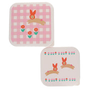 boites à goûter lapin rose chichi pompon - Le Petit Souk