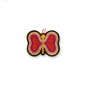 Broche Brodée Papillon Cœur - Macon Lesquoy - La Boite à Bonheur